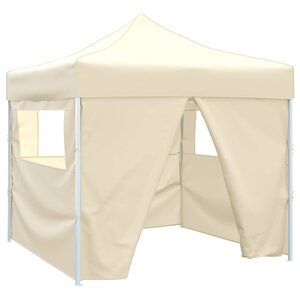 vidaXL Tente de fête 291 x 291 x 315 cm Crème Tissu Oxford