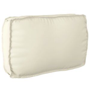 vidaXL Coussin de Palette pour Dossier Crème 70x40x12 cm Tissu Oxford