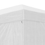 vidaXL Tente de réception 3 x 6 m Blanc