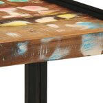 vidaXL Table basse Multicolore 40 x 40 x 38 cm Bois Recyclé Solide
