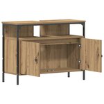 vidaXL Armoire Miroir avec étagère Chêne artisanal 60 x 16 x 60 cm