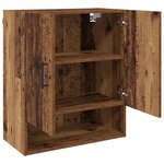 vidaXL Meuble mural Bois ancien 60 x 31 x 70 cm Bois d'ingénierie