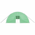 vidaXL Serre avec cadre en acier vert 120 m² 20x6x2 85 m