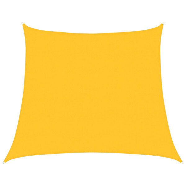 vidaXL Voile d'ombrage 160 g/m² trapèze jaune 4/5x4 m PEHD