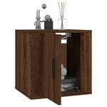 vidaXL Meuble TV mural Chêne marron 40x34 5x40 cm