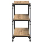 vidaXL Bibliothèque chêne artisanal 60 x 33 x 71 cm Bois d'ingénierie