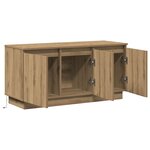 vidaXL Meuble TV Chêne artisanal 100 x 38 x 49 cm Bois d'ingénierie