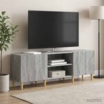vidaXL Meuble TV Sonoma gris 150 x 31 x 50 cm Bois d'ingénierie