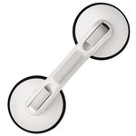 RIDDER Barre d'appui à ventouse Premium Blanc 12 5 cm 80 kg A0243301