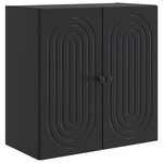 vidaXL Armoire Murale Noir 59 x 31 x 60 cm Bois d'ingénierie