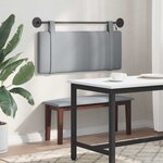 vidaXL Tête de lit suspendue Gris clair Tissu
