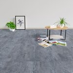 vidaXL Dalles de plancher autoadhésives 20 Pièces PVC 1 86 m² marbre gris