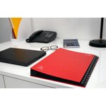 Trieur Rigide Economique Ordonator 32 Compartiments Numériques - 24x34cm - Rouge - X 6 - Exacompta
