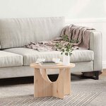 vidaXL Table basse Naturel 50 x 50 x 35 cm Bois massif en pin