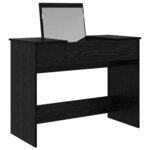 vidaXL Table de Toilette Chêne noir 100 x 45 x 76 cm Bois d'ingénierie