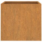vidaXL Jardinières 2 Pièces 49x47x46 cm acier corten
