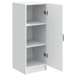 vidaXL Buffet Blanc 33 x 34 5 x 87 cm Bois d'ingénierie