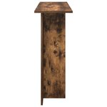 vidaXL Table console Chêne fumé 100 x 30 x 75 cm Bois d'ingénierie