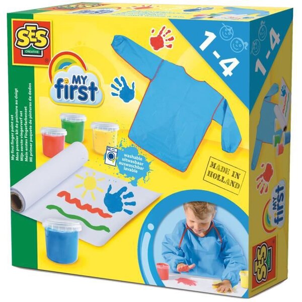 SES CREATIVE MY FIRST Mon premier kit de peinture au doigt
