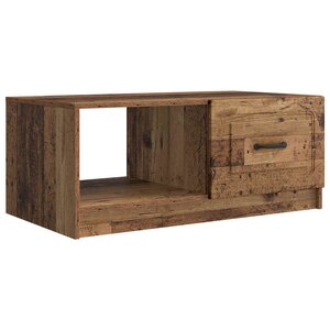 vidaXL Table basse Bois ancien 90 x 50 x 37 cm Bois d'ingénierie