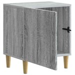 vidaXL Cabinet de chevet Sonoma gris 43 x 34 5 x 50 cm