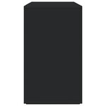 vidaXL Buffet Noir Noir Bois d'ingénierie 135 x 41 x 75 cm Buffet Noir