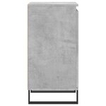 vidaXL Buffets 2 Pièces gris béton 40x35x70 cm bois d'ingénierie