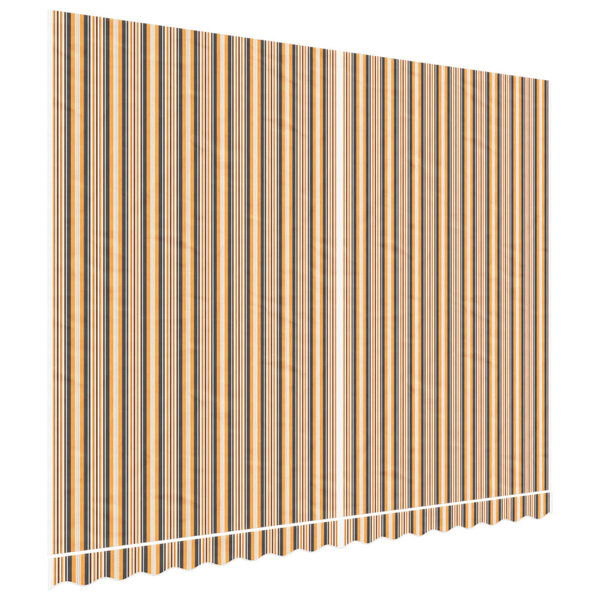 vidaXL Tissu de remplacement pour auvent rayures multicolores 4x3 m