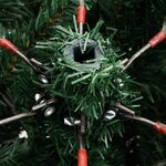 vidaXL Sapin de Noël artificiel à charnières avec neige floquée 150 cm