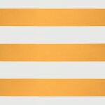vidaXL Auvent rétractable jaune et blanc 4x3 m tissu et aluminium