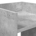 vidaXL Support de Plante 2 pièces Gris béton 30 x 30 x 60 cm