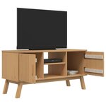 vidaXL Meuble TV OLDEN marron 114x43x57 cm bois de pin massif