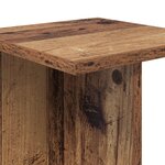 vidaXL Support de Plante 2 pièces Bois ancien 25 x 25 5 x 40 5 cm
