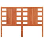 vidaXL Tête de lit cire marron 135 cm bois massif de pin