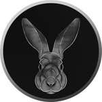 Monnaie LUNAR RABBIT V2 Argent 200 Francs Chad 2023