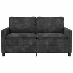 vidaXL Canapé Gris foncé 156 x 81 x 87 5 cm Polyester