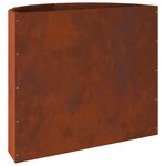 vidaXL Jardinière Rouillé 60 x 30 x 50 cm