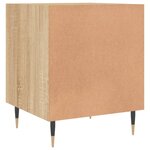 vidaXL Tables de chevet 2 Pièces chêne sonoma 40x40x50 cm bois ingénierie