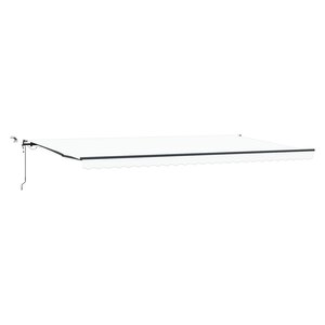 vidaXL Tissu de auvent Blanc 600 × 300 cm Polyester