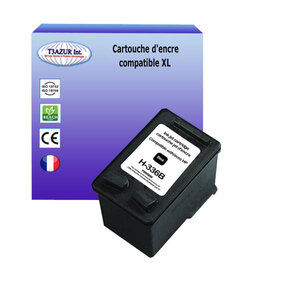 Cartouche compatible avec HP PhotoSmart C3100 , C3125, C3135, C3140, C3150, C3170, C3175 remplace HP 336 (C9362EE) Noire 18ml - T3AZUR