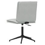 vidaXL Chaises à manger lot de 2 Gris clair Velours