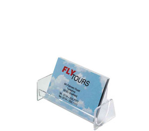 Porte-cartes de visite Plastique cristal 1 compartiment largeur 97 mm SIGEL