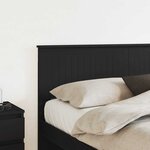 vidaXL Tête de lit Chêne noir 160 cm Bois d'ingénierie