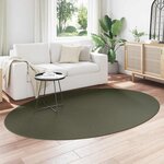 vidaXL Tapis HUARTE Vert forêt 230 x 160 cm 100  Polyester