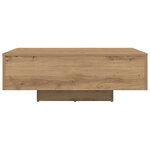vidaXL Table Basse chêne artisanal 85 x 55 x 31 cm Bois d'ingénierie