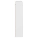 vidaXL Amoire de salle de bain avec miroir TULUM Blanc brillant