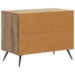 vidaXL Cabinet de chevet Chêne artisanal 62 x 34 5 x 47 5 cm