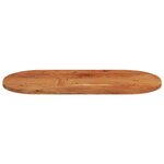vidaXL Dessus de table 100x50x2 5 cm ovale bois massif d'acacia