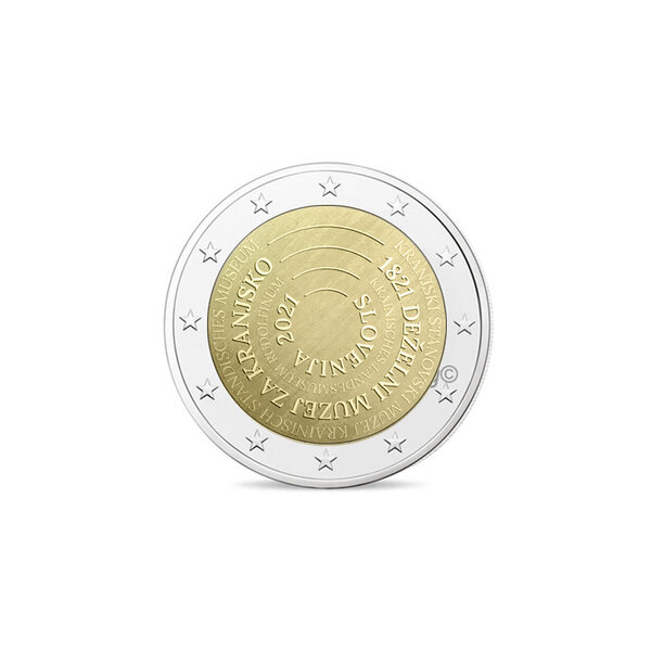 2 euros commémorative Slovénie 2021 - Premier muse e.