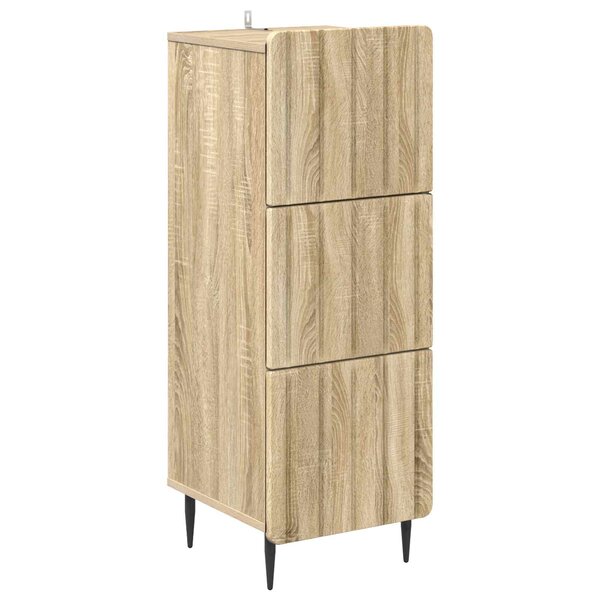 vidaXL Armoire à tiroirs Chêne Sonoma 33 x 34 5 x 92 cm